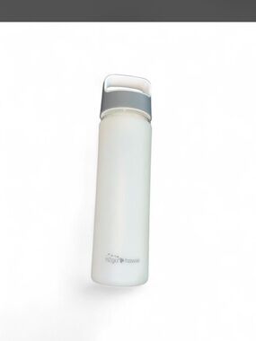 h2go Hawaii White Hydration Bottle with Gray Cap - Women Skincare Accessory